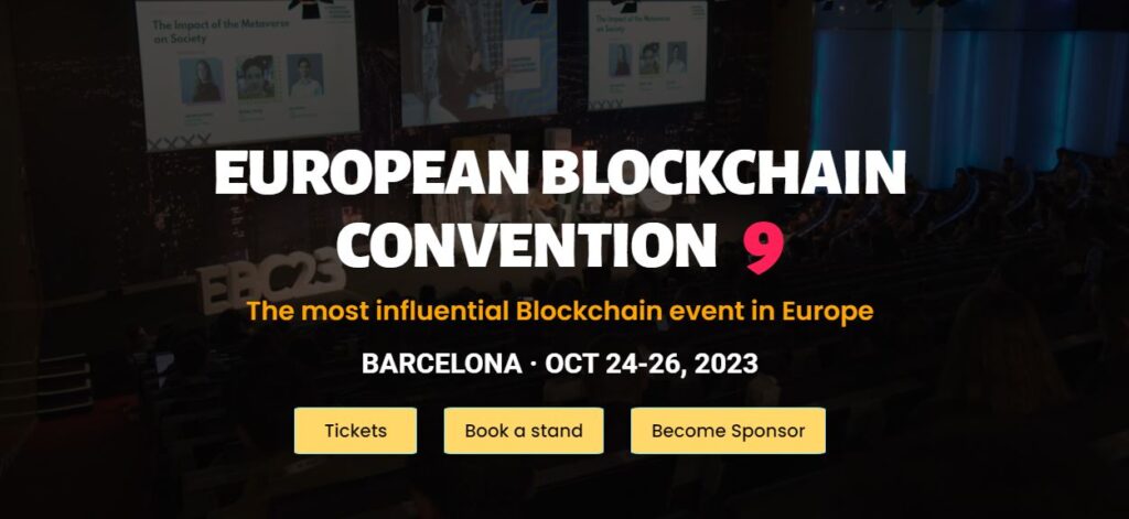 Barcelona acogerá el mayor evento blockchain europeo del 24 al 26 de octubre